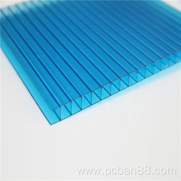 two layer polycarbonate hollow sheet for greenhouse